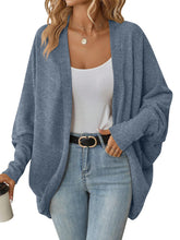 Load image into Gallery viewer, Women's Fashionable Batwing Sleeve Cardigan Loose Knitted Coat
