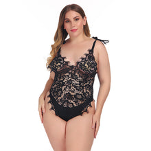 Load image into Gallery viewer, Large size one-piece sexy underwear