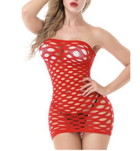 Load image into Gallery viewer, Women's Erotic Lingerie Sexy Hole Bag Hip Net Dress Short Skirt Pajamas