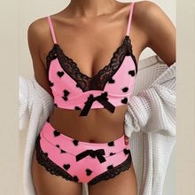 Load image into Gallery viewer, Women's Sexy Lingerie Lace Suspenders Three-point Sexy Lingerie