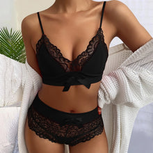 Load image into Gallery viewer, Women's Sexy Lingerie Lace Suspenders Three-point Sexy Lingerie