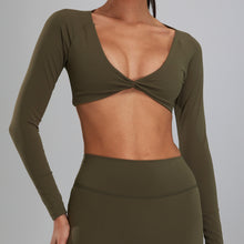 Load image into Gallery viewer, European And American Yoga Clothes Women's Quick-drying Breathable Tight T-shirt Fitness Clothes Casual
