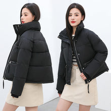 Load image into Gallery viewer, American Short Stand-up Collar Cotton-padded Clothes Loose Thick Bread Suit Fashion