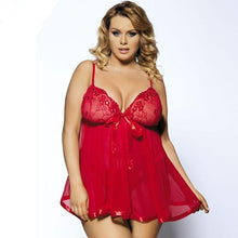 Load image into Gallery viewer, Women Sexy Lingerie Big Code 6XL  Sleepwear Sleepdress