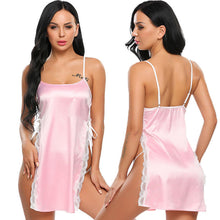 Load image into Gallery viewer, silk sexy lingerie nightdress