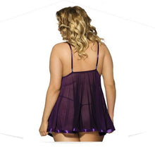 Load image into Gallery viewer, Women Sexy Lingerie Big Code 6XL  Sleepwear Sleepdress