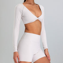 Load image into Gallery viewer, European And American Yoga Clothes Women's Quick-drying Breathable Tight T-shirt Fitness Clothes Casual