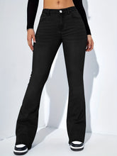 Load image into Gallery viewer, Women's Slim-fit Jeans Pants With Flared Design Fashion Casual High Waist Stretch Trousers