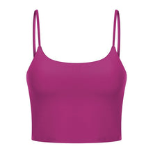Load image into Gallery viewer, Yoga Jacket Women's Sports Underwear With Chest Pad Thin Belt Beauty Back