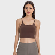 Load image into Gallery viewer, Yoga Jacket Women's Sports Underwear With Chest Pad Thin Belt Beauty Back