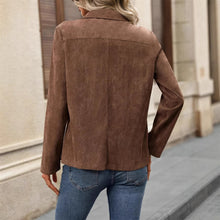 Load image into Gallery viewer, Women's Faux Suede Jacket New Coat