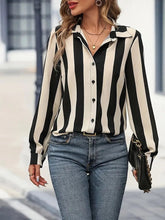 Load image into Gallery viewer, New Striped Colorful Women's Cardigan Top