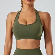 Load image into Gallery viewer, U-collar Halter Bra Outer Wear Shockproof Running Fitness Clothes Sports Underwear
