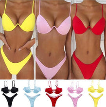 Load image into Gallery viewer, Swimwear Summer Bikini Women Swimsuit Bather