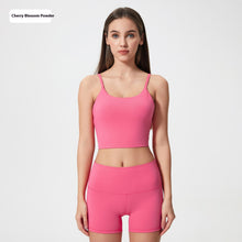 Load image into Gallery viewer, Yoga Jacket Women's Sports Underwear With Chest Pad Thin Belt Beauty Back