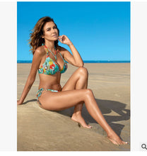 Load image into Gallery viewer, Women Bikinis Push Up Swimsuit Two Piece Leopratd Swimwear