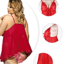 Load image into Gallery viewer, Women Sexy Lingerie Big Code 6XL  Sleepwear Sleepdress