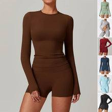 Load image into Gallery viewer, Women's Slim Long Sleeve Pullover Top Yoga Fashion Fitness Sports Clothing For Women