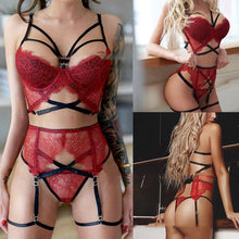 Load image into Gallery viewer, Three-point one-piece sexy underwear