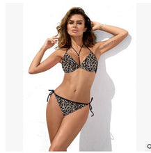 Load image into Gallery viewer, Women Bikinis Push Up Swimsuit Two Piece Leopratd Swimwear