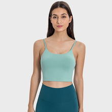 Load image into Gallery viewer, Yoga Jacket Women's Sports Underwear With Chest Pad Thin Belt Beauty Back