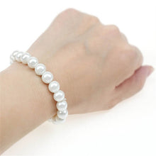 Load image into Gallery viewer, 10 Pcs Imitation pearls Bracelet Set for Women Beaded Stretch Strand Bracelets for Bridesmaid,Bridal,Party Jewelry