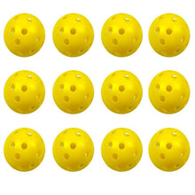 Load image into Gallery viewer, 12pcs multicolor Plastic Golf Training Balls Airflow Hollow Golf Balls for Driving Range Swing Practice new