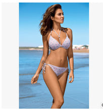 Load image into Gallery viewer, Women Bikinis Push Up Swimsuit Two Piece Leopratd Swimwear