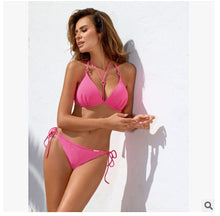 Load image into Gallery viewer, Women Bikinis Push Up Swimsuit Two Piece Leopratd Swimwear