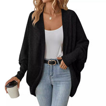 Load image into Gallery viewer, Women's Fashionable Batwing Sleeve Cardigan Loose Knitted Coat