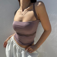 Load image into Gallery viewer, Solid Color Sleeveless Sling Slim Fit Women's Cropped Top
