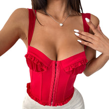 Load image into Gallery viewer, Women's Fashion Personality Fishbone Bra Camisole