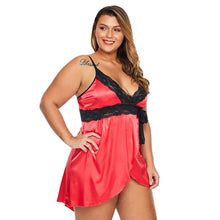 Load image into Gallery viewer, Plus Size Sexy Lingerie Homewear Women's Lace Lace Pajamas For Fat Girls