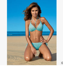 Load image into Gallery viewer, Women Bikinis Push Up Swimsuit Two Piece Leopratd Swimwear