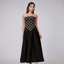 Load image into Gallery viewer, Elegant Rhinestone Bandage Dress