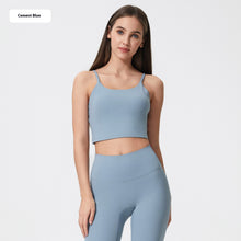 Load image into Gallery viewer, Yoga Jacket Women's Sports Underwear With Chest Pad Thin Belt Beauty Back