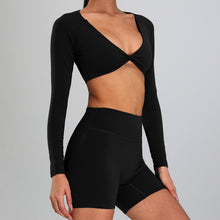 Load image into Gallery viewer, European And American Yoga Clothes Women's Quick-drying Breathable Tight T-shirt Fitness Clothes Casual