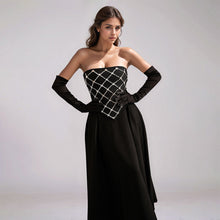 Load image into Gallery viewer, Elegant Rhinestone Bandage Dress