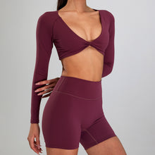 Load image into Gallery viewer, European And American Yoga Clothes Women's Quick-drying Breathable Tight T-shirt Fitness Clothes Casual