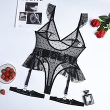 Load image into Gallery viewer, Women's Suspender Lace Splicing Sexy Underwear