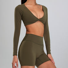 Load image into Gallery viewer, European And American Yoga Clothes Women's Quick-drying Breathable Tight T-shirt Fitness Clothes Casual
