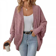 Load image into Gallery viewer, Women's Fashionable Batwing Sleeve Cardigan Loose Knitted Coat