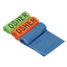 Load image into Gallery viewer, OSHER Cooling Towel 3 Pack 33"x12" Ice Towel Neck Cooling Towels Athletes,Women, Men, Soft Breathable Chilly Towel, Microfiber Towel Yoga, Sport