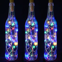 Load image into Gallery viewer, 1/2M Wine Bottle Cork Lights LED Garland In Bottle Copper String Fairy Lights Festoon Shining DIY Party Decoration Battery Power