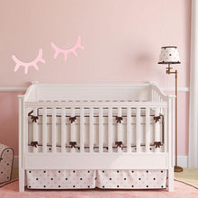 Load image into Gallery viewer, 1 Pair Nordic Style Cute Wooden 3D Eyelash Wall Sticker Decor Children Kids Baby Room Background Wall Sticker Home Decoration
