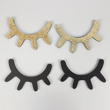 Load image into Gallery viewer, 1 Pair Nordic Style Cute Wooden 3D Eyelash Wall Sticker Decor Children Kids Baby Room Background Wall Sticker Home Decoration
