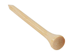 Load image into Gallery viewer, 100Pcs Golf Tees Bamboo 83mm 70mm Unbreakable Tee Golf Training Swing Practice Accessories Less Friction Stronger 4 Size Bulk