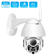 Load image into Gallery viewer, 1080P PTZ IP Camera Wifi Outdoor Speed Dome Wireless Wifi Security Camera Pan Tilt 4X Digital Zoom 2MP Network CCTV Surveillance