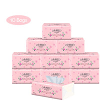 Load image into Gallery viewer, 10pcs Log Household Paper Tissue High Quality Soft Paper Face Tissue Toilt Paper 3 Layers Paper for Kitchen Livingroom Bathroom