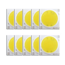 Load image into Gallery viewer, 10pcs a lot Ceramics Base LED COB Chip 12w 15w 20w 30w 50w AC220V 3w 5w 7w 9w LED Diode For Spotlight Downlight DIY Repair Parts